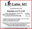 I Bike Lake, MI Flyer