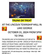 Trunk Or Treat, Lake George